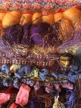Wild Weaving On A Little Loom | Weaving