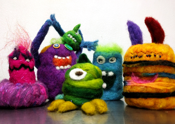 Needle Felting Monsters! | March 2020