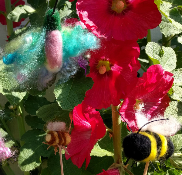 Needle Felting the Birds and the Bees | Feltmaking