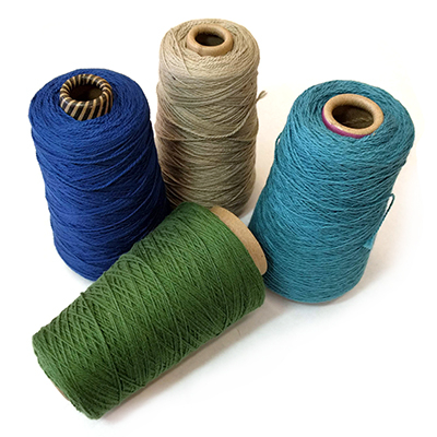 Local Wool Weaving Yarn - Half Pound Cones