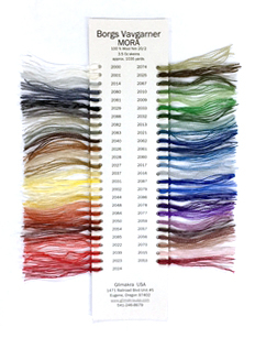 Borgs Mora Wool Color Card | Color Cards