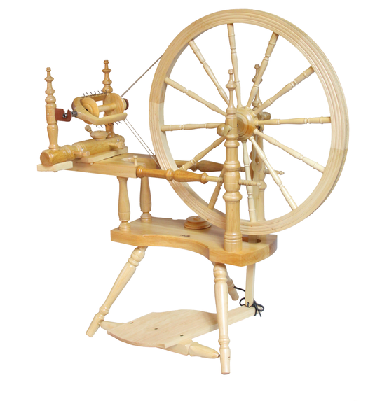 Kromski Symphony Spinning Wheel, Clear