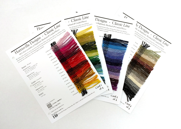 Harrisville Wool Color Cards | Color Cards