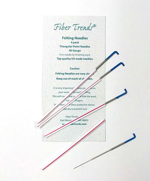 Fiber Trends Felting Needles, fine (40 gauge) | Felting Needles