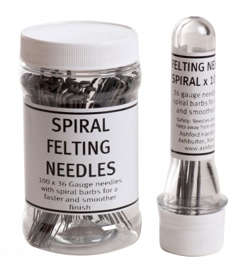 Ashford Spiral Felting Needles | Felting Needles