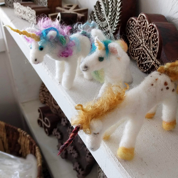 Needle Felting Unicorns | Feltmaking