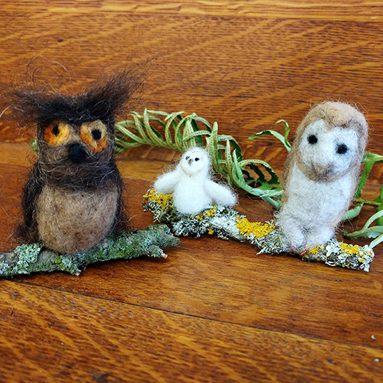 Needle Felting Owls | Feltmaking