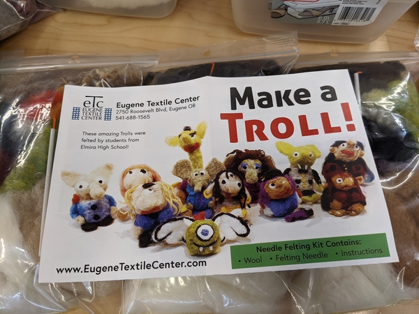 Make a Troll! Felting kit | Kits & Drafts