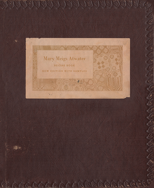 Mary Meigs Atwater Recipe Book - New Edition with Photo Samples | Weaving Books