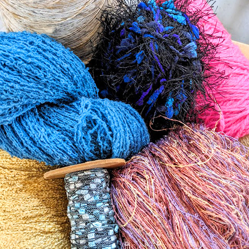 Great Weave Structures for Color and Texture using Novelty Yarns | Weaving