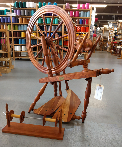 Used Schacht-Reeves Cherry Saxony Double Treadle | Used Spinning Wheels