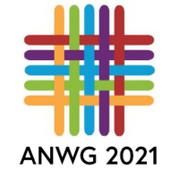 Image Yarn in Conference Colors: ANWG 2023