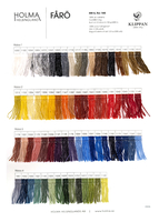 Image Borgs Faro Wool Color Card