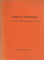 Image 1000 (+) Patterns in 4, 6, and 8 Harness Shadow Weave (used)