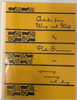 Image Articles from Warp and Weft by Paula Simmons (Used)