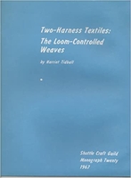 Image Shuttle Craft Guild Monograph 21: Two-Harness Textiles (used)