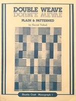 Image Shuttle Craft Guild Monograph 1: The Double Weave (used)