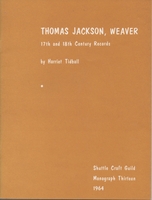 Image Shuttle Craft Guild Monograph 13: Thomas Jackson, Weaver (used)