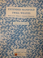 Image Shuttle Craft Guild Monograph 40: Extended Manifold Twill Weaves (used)