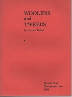Image Shuttle Craft Guild Monograph 4: Woolens and Tweeds (used)