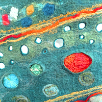 Image Wet Felt Landscape with Laura McClain